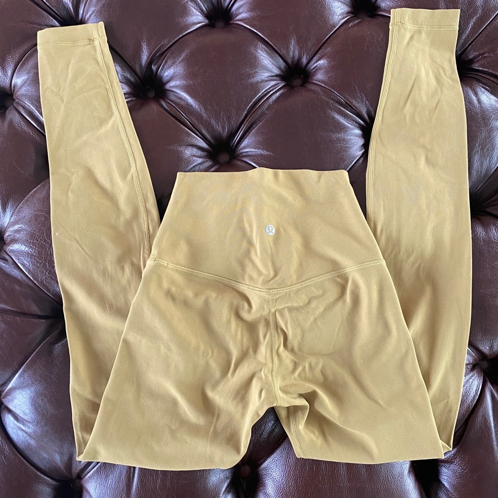 Lululemon’s Mustard color. Size 2.  Worn once